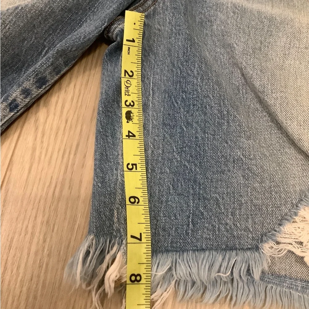 NWOT Anthropologie Pilcro lace up denim shorts❤️❤️❤️❤️ - Picture 5 of 9